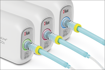 Indicadores de luz de los analizadores de gas NomoLine ISA