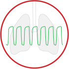 Masimo - NomoLine - Características - Tasas de bajo volumen de ventilación pulmonar y alta frecuencia respiratoria