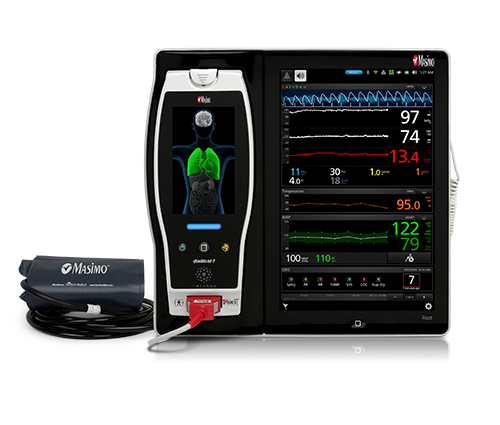 Masimo - Root® con monitorización no invasiva de la presión arterial y de la temperatura 