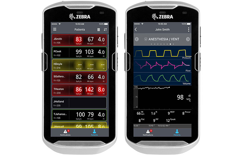 Masimo - Replica revisa el estado de todos los pacientes por medio de una alarma con códigos de color 