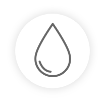 Icono de gota de fluido